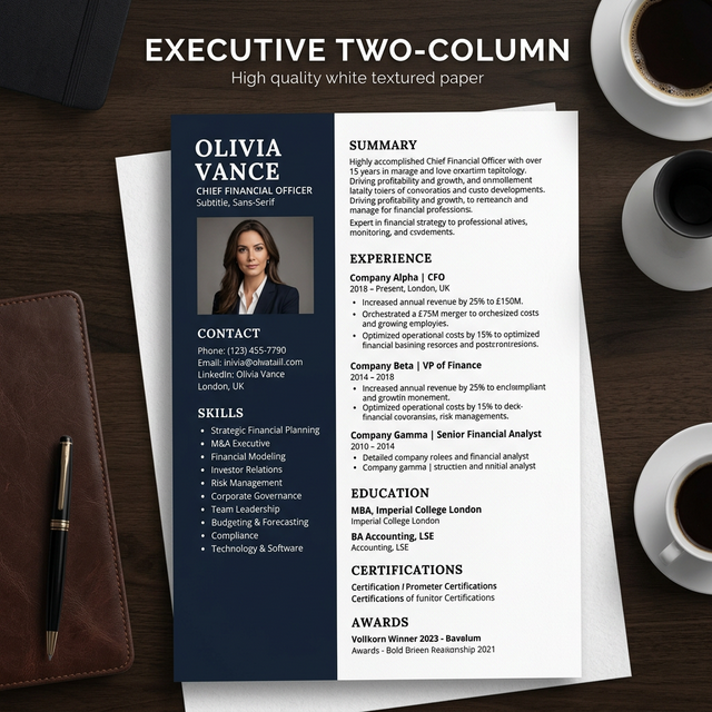 Executive Two-Column